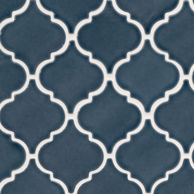 Bay Blue Arabesque Wall Tiles - Shop at Home Craft Studio - 1
