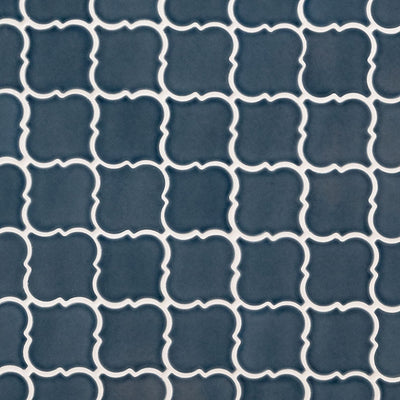 Bay Blue Arabesque Wall Tiles - Shop at Home Craft Studio - 2