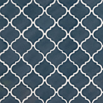 Bay Blue Arabesque Wall Tiles - Shop at Home Craft Studio - 3