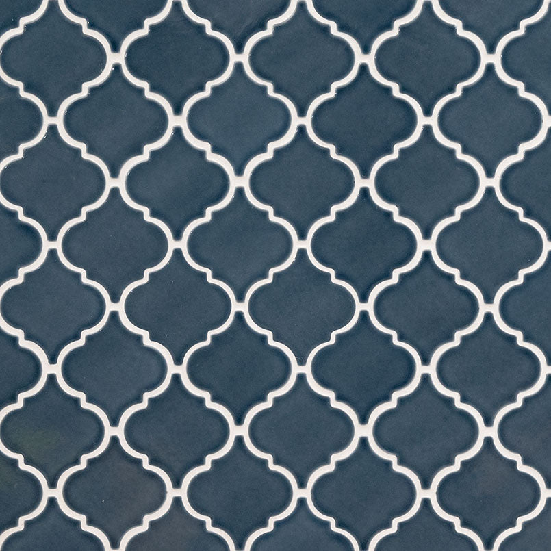 Bay Blue Arabesque Wall Tiles - Shop at Home Craft Studio - 3