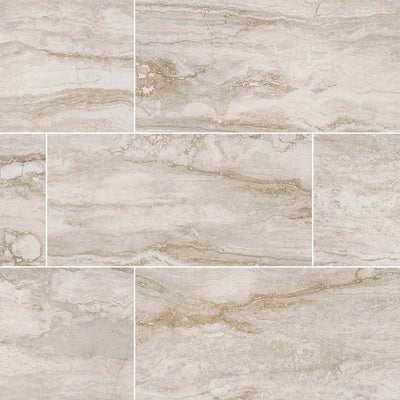 Bernini Bianco 12X24 Polished Floor or Wall Tile - Shop at Home Craft Studio - 1