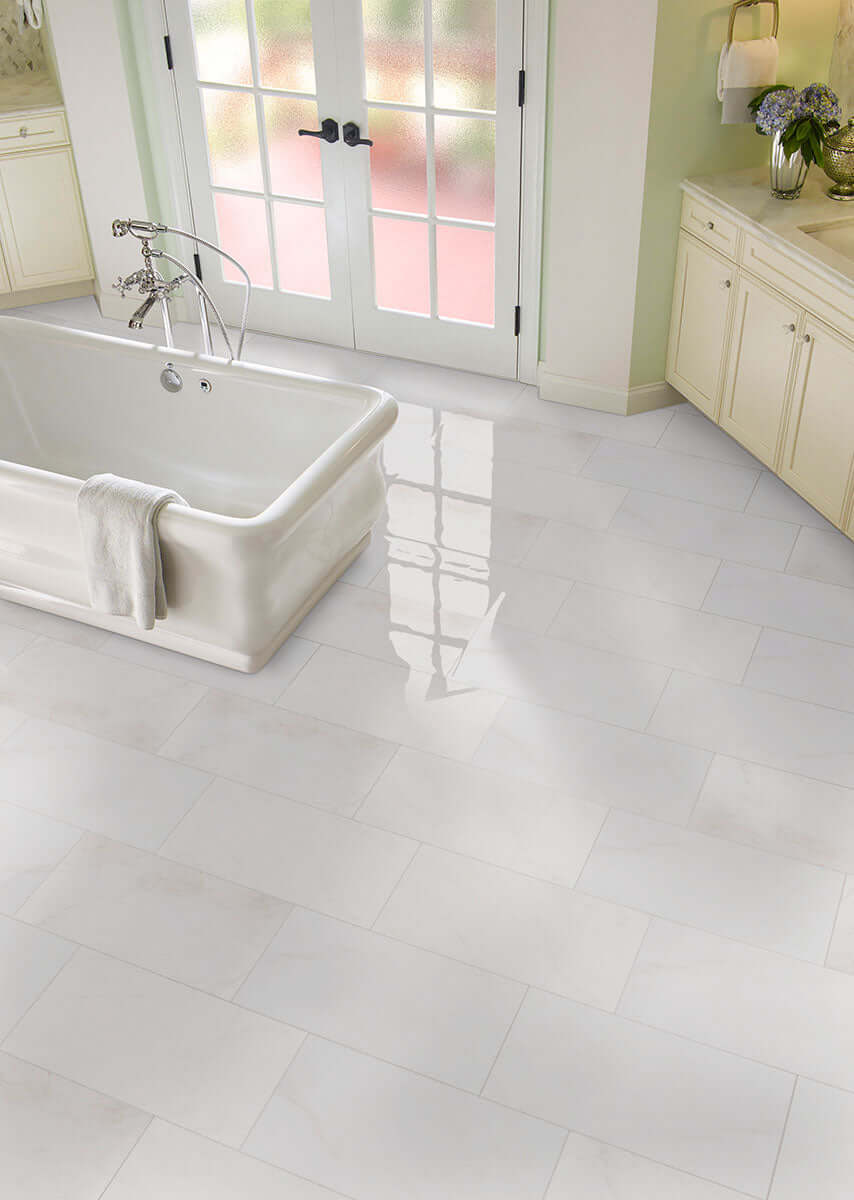 Bianco Dolomite 12X24 Polished Floor or Wall Tile, Mosaic - Shop at Home Craft Studio - 2