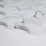 CALACATTA BLANCO SCALLOP MOSAIC Mosaic, Floor or Wall Tile - Shop at Home Craft Studio - 2