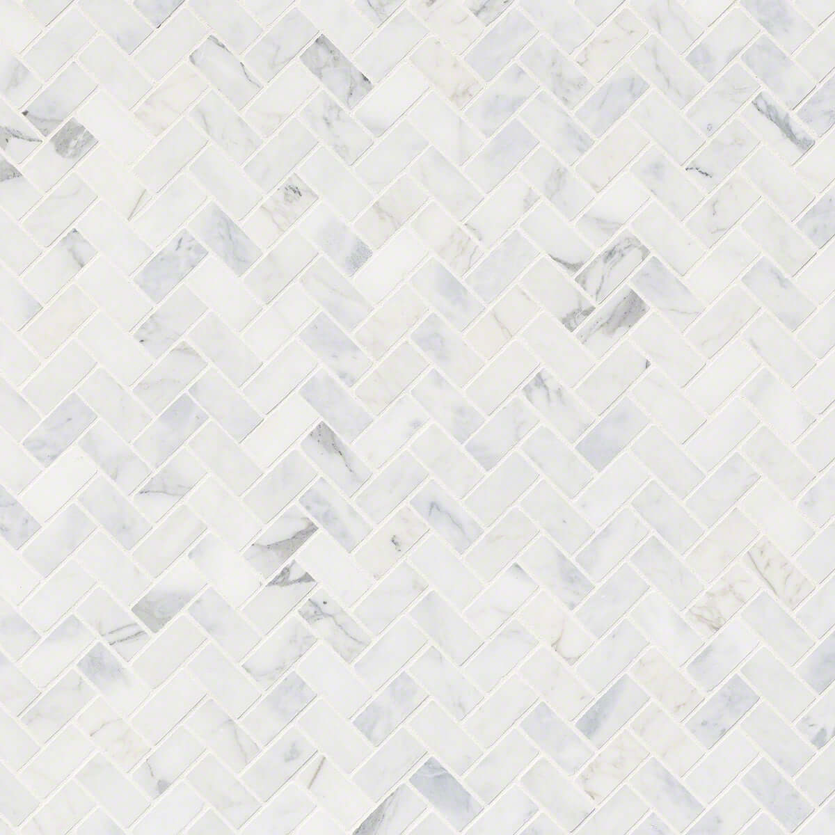 CALACATTA CRESSA HERRINGBONE MOSAIC Mosaic - Shop at Home Craft Studio - 2