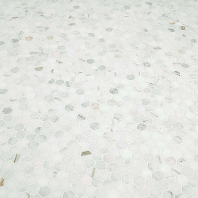 CALACATTA GOLD 1" HEXAGON MOSAIC Mosaic - Shop at Home Craft Studio - 2