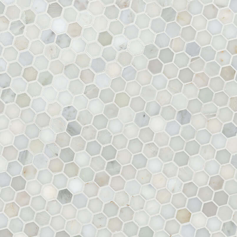 CALACATTA GOLD 1" HEXAGON MOSAIC Mosaic - Shop at Home Craft Studio - 4