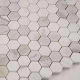 CALACATTA GOLD 1" HEXAGON MOSAIC Mosaic - Shop at Home Craft Studio - 6