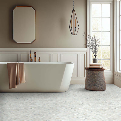CALACATTA GOLD 1" HEXAGON MOSAIC Mosaic - Shop at Home Craft Studio - 7