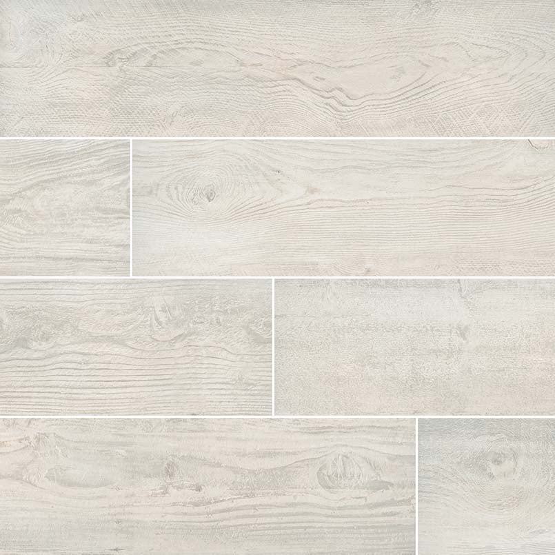 CALDERA BLANCA 8X47 RECTIFIED Floor or Wall Tile - Shop at Home Craft Studio - 1