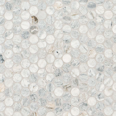 CAPRI BLUE ROUND HONED Mosaic - Shop at Home Craft Studio - 1