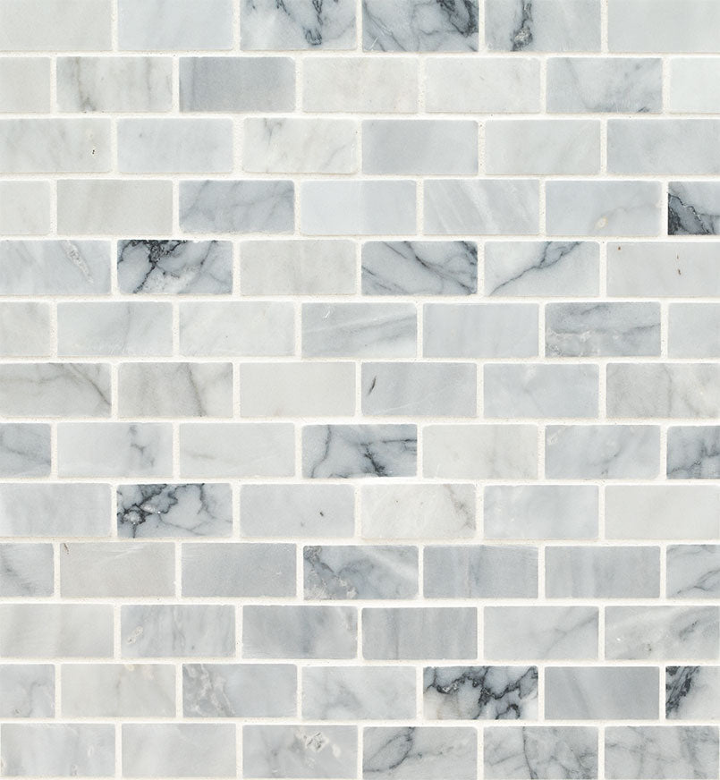 CARRARA CLASSIQUE BRICK 1X2 HONED Backsplash & Wall Tile - Shop at Home Craft Studio - 1