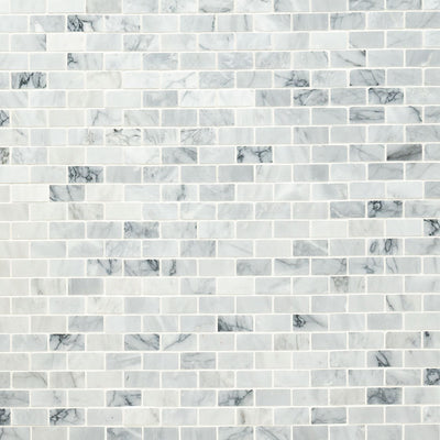 CARRARA CLASSIQUE BRICK 1X2 HONED Backsplash & Wall Tile - Shop at Home Craft Studio - 4