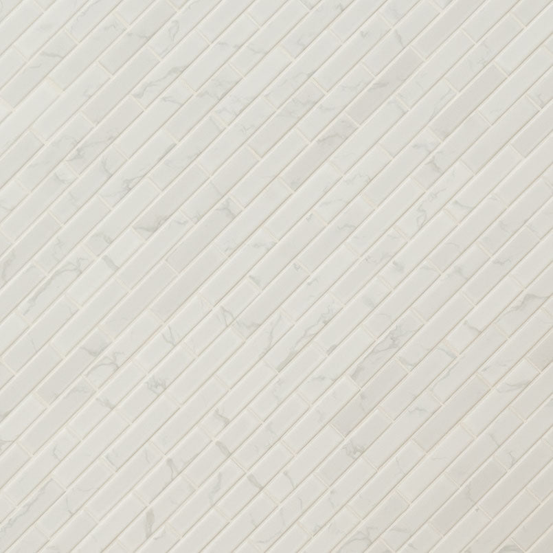 CARRARA MATTE 1X4X6MM Wall Tile, Mosaic - Shop at Home Craft Studio - 2