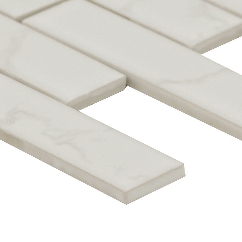 CARRARA MATTE 1X4X6MM Wall Tile, Mosaic - Shop at Home Craft Studio - 3