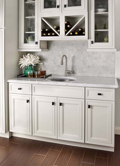CARRARA WHITE 2 HEXAGON MOSAIC Mosaic - Shop at Home Craft Studio - 7
