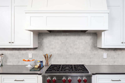 CARRARA WHITE 2 HEXAGON MOSAIC Mosaic - Shop at Home Craft Studio - 8