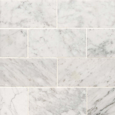 CARRARA WHITE 3X6 HONED Wall Tile - Shop at Home Craft Studio - 1