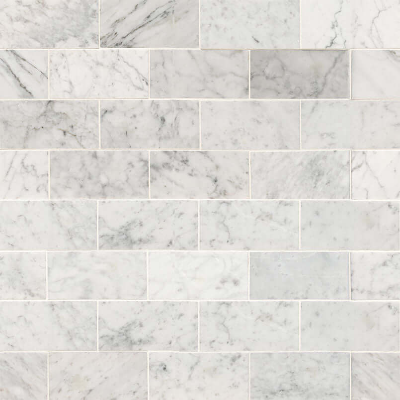 CARRARA WHITE 3X6 HONED Wall Tile - Shop at Home Craft Studio - 2