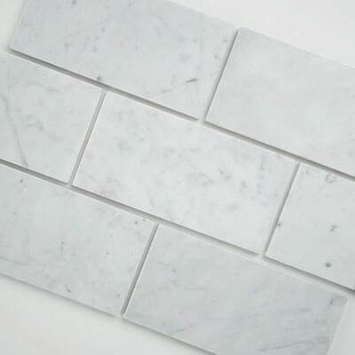 CARRARA WHITE 3X6 Floor or Wall Tile - Shop at Home Craft Studio - 2