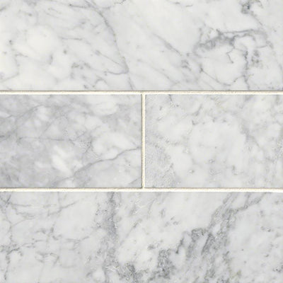 CARRARA WHITE 4X12 POLISHED Wall Tile - Shop at Home Craft Studio - 1