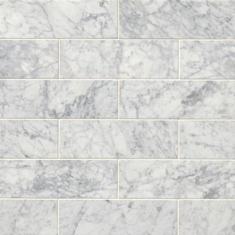 CARRARA WHITE 4X12 POLISHED Wall Tile - Shop at Home Craft Studio - 2