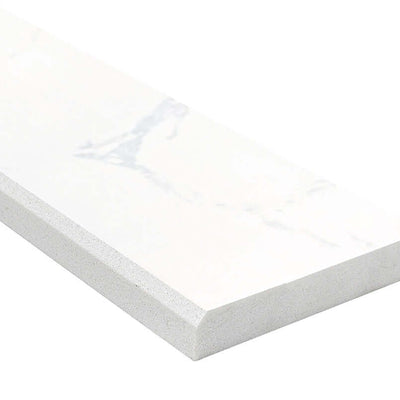 CARRARA WHITE 4X36X0.62 DBL B POL-ENG Trims & Pencils, Finishing Pieces - Shop at Home Craft Studio - 1