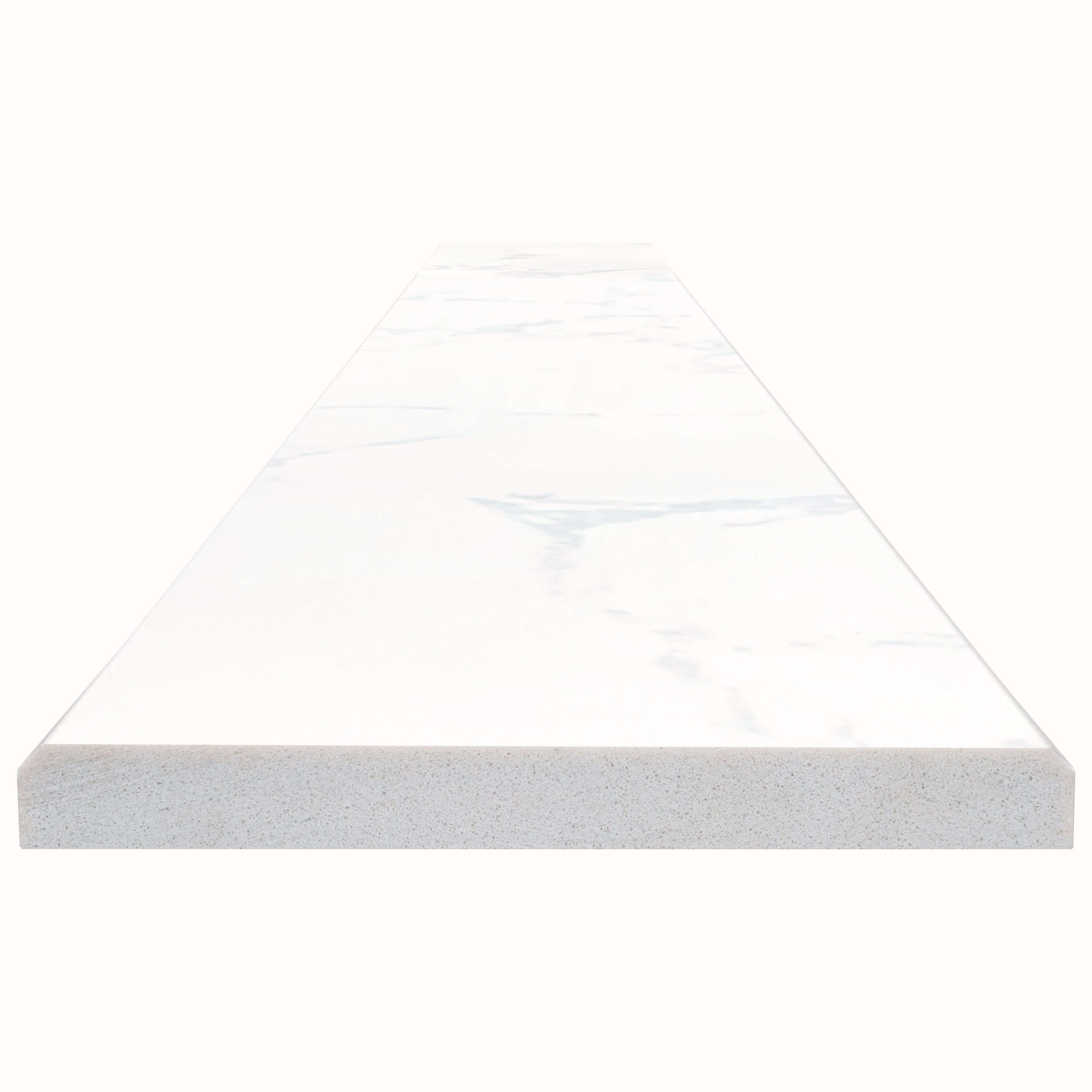 CARRARA WHITE 4X36X0.62 DBL B POL-ENG Trims & Pencils, Finishing Pieces - Shop at Home Craft Studio - 3