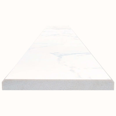 CARRARA WHITE 4X36X0.62 DBL B POL-ENG Trims & Pencils, Finishing Pieces - Shop at Home Craft Studio - 3