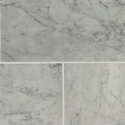 CARRARA WHITE 6X12 POLISHED Subway Tile - Shop at Home Craft Studio - 1