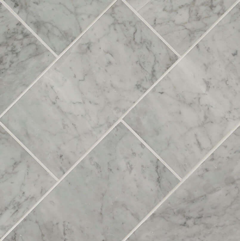 CARRARA WHITE 6X12 POLISHED Subway Tile - Shop at Home Craft Studio - 2