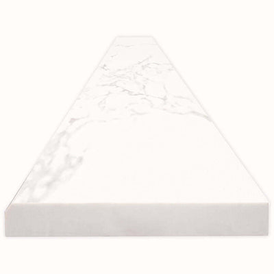 CARRARA WHITE 6X73X0.62 SINGL B POL-ENG Trims & Pencils, Finishing Pieces - Shop at Home Craft Studio - 3