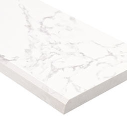 CARRARA WHITE 6X73X0.62 SINGL B POL-ENG Trims & Pencils, Finishing Pieces - Shop at Home Craft Studio - 4