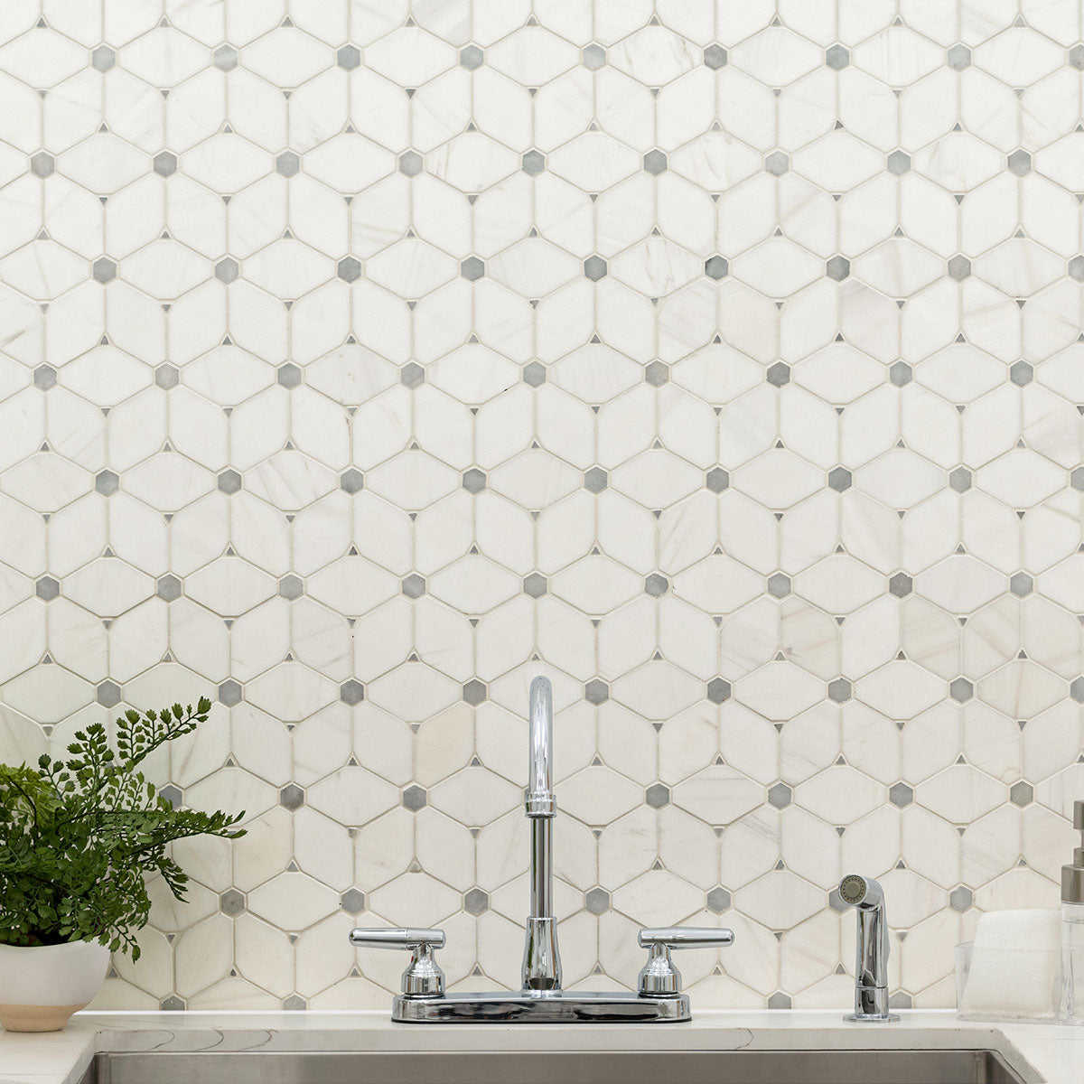 CECILY GRIGIO POLISHED Floor or Wall Tile, Mosaic - Shop at Home Craft Studio - 6