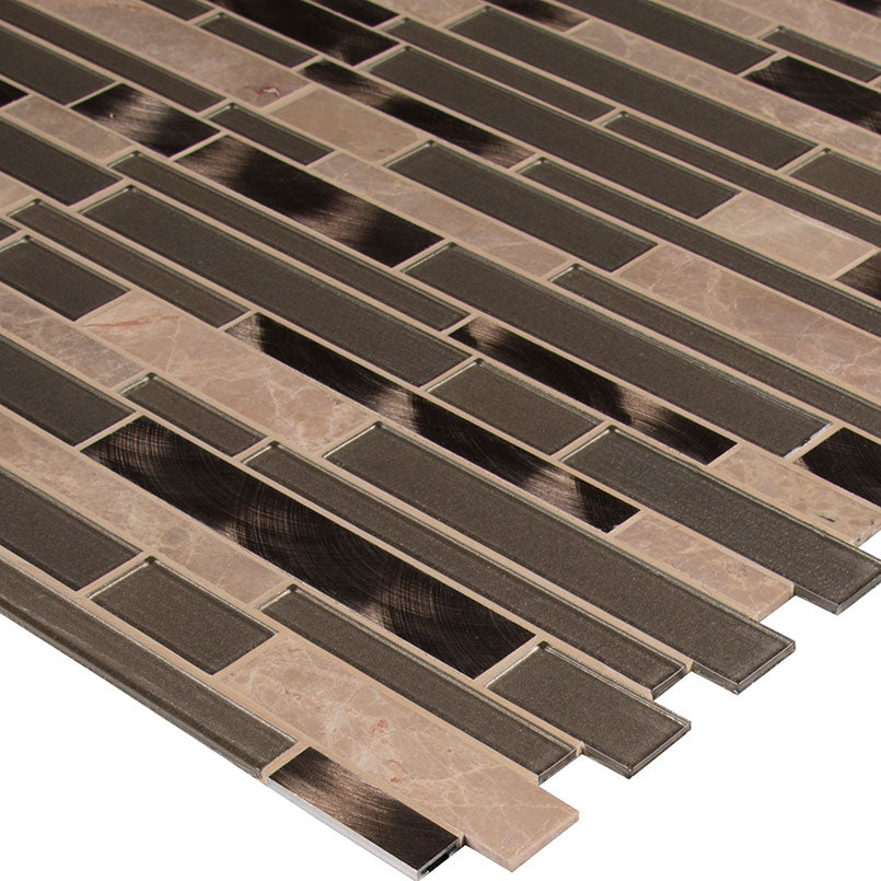 CHAMPAGNE TOAST INTERLOCKING Mosaic, Wall Tile, Floor or Wall Tile - Shop at Home Craft Studio - 3