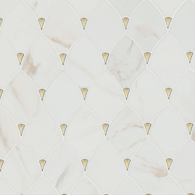 CITADEL GOLD TRIDENT 8MM Glass Tile - Shop at Home Craft Studio - 1