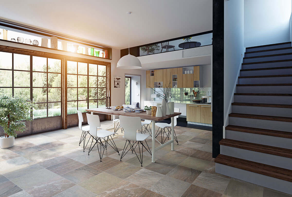 COPPER 12X12X.38 GAUGED Quartzite Tile - Shop at Home Craft Studio - 5