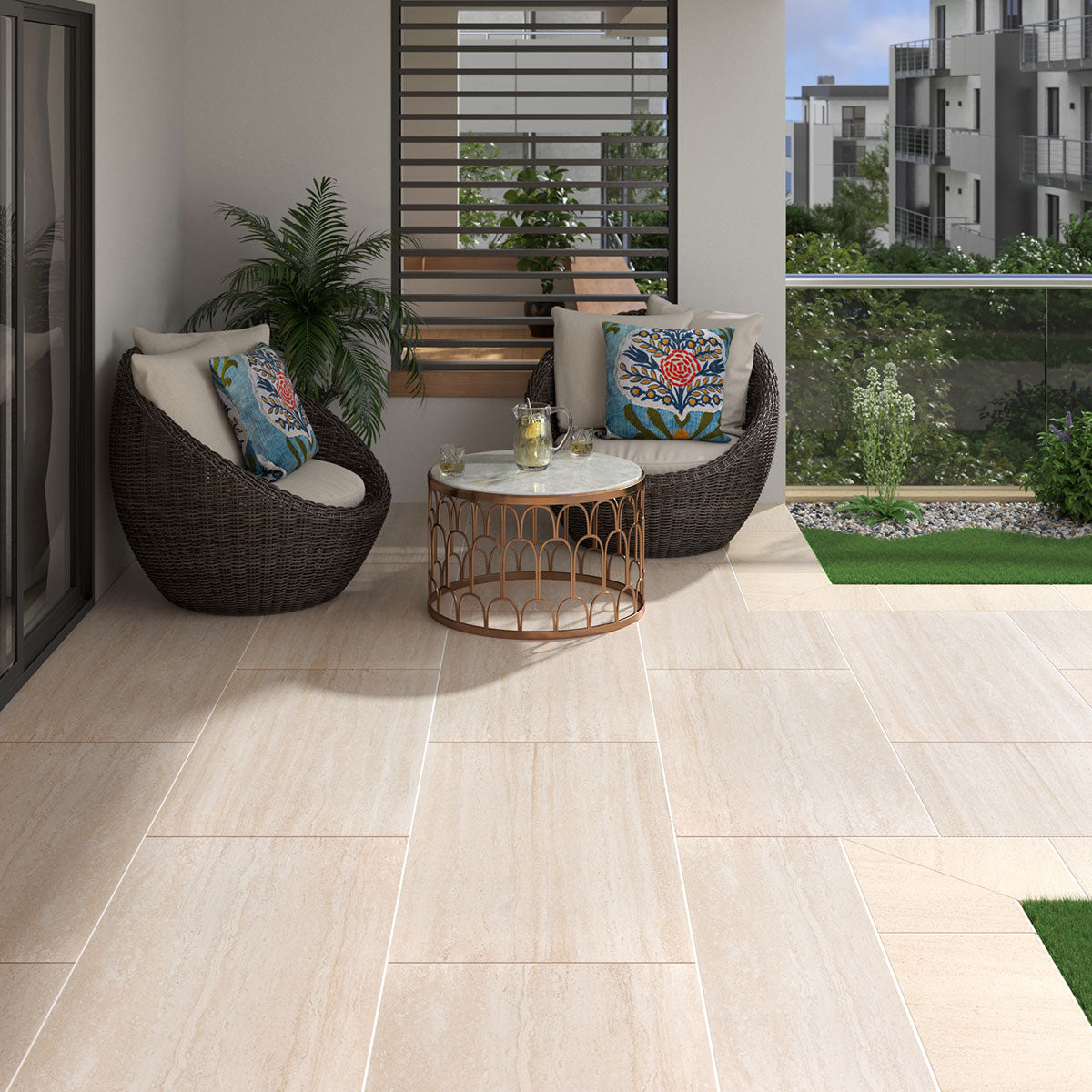 CORDOVA AVORIO 24X48 MATTE 3D Floor or Wall Tile - Shop at Home Craft Studio - 12