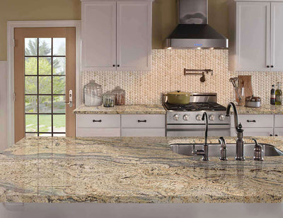 CREMA HERRINGBONE ARCHED MOSAIC Mosaic, Floor or Wall Tile - Shop at Home Craft Studio - 11