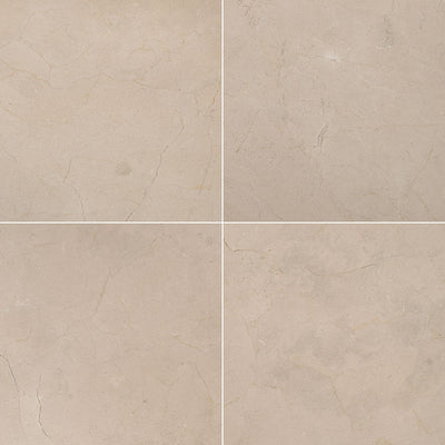 CREMA MARFIL 12X12 HONED SELECT Floor or Wall Tile - Shop at Home Craft Studio - 1