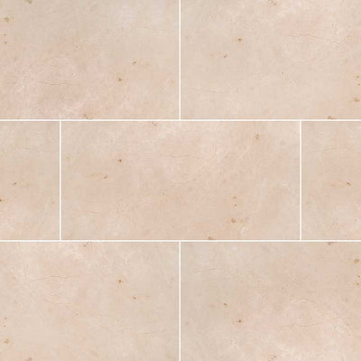 CREMA MARFIL 12X12 HONED SELECT Floor or Wall Tile - Shop at Home Craft Studio - 8