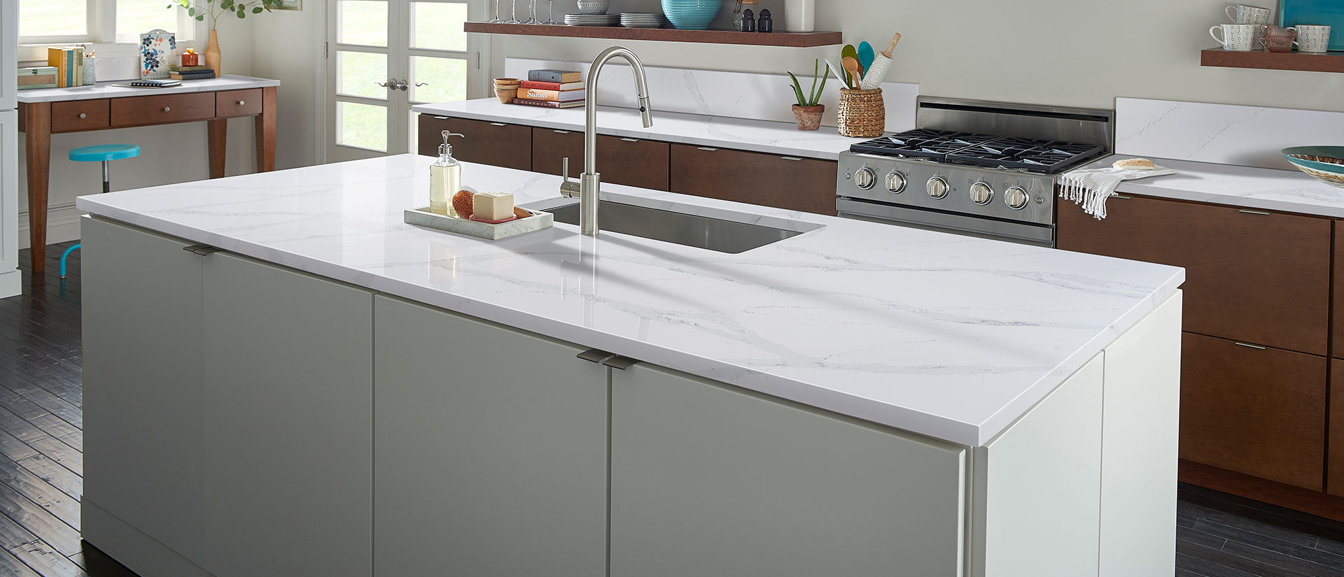 Calacatta Azai Slabs - Shop at Home Craft Studio - 5