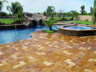 California Gold Ledger Corner Stacked Stone Panels - Shop at Home Craft Studio - 5