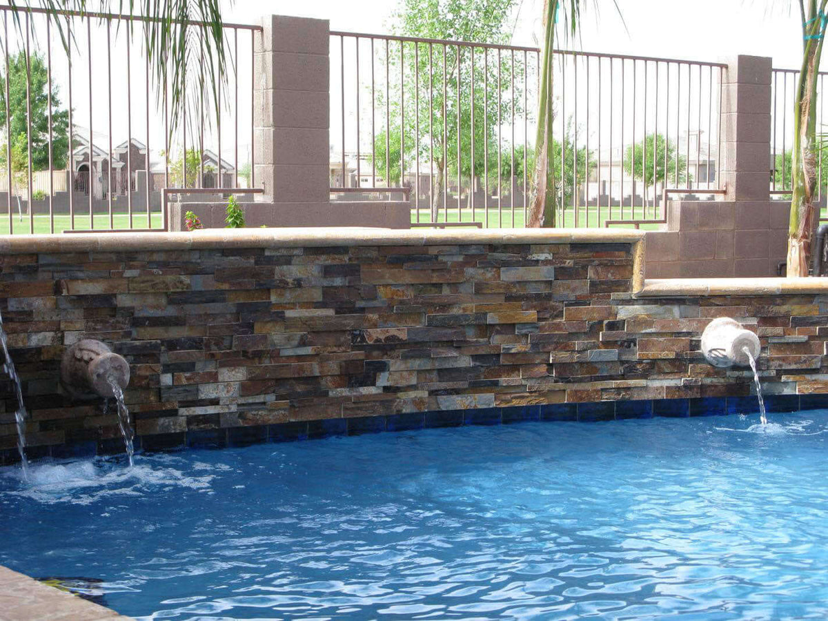 California Gold Ledger Corner Stacked Stone Panels - Shop at Home Craft Studio - 9