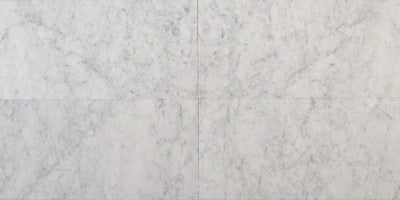 Carrara White (C) 12X12 Honed Floor or Wall Tile - Shop at Home Craft Studio - 2