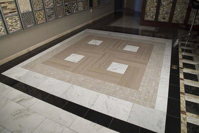 Carrara White (C) 12X12 Honed Floor or Wall Tile - Shop at Home Craft Studio - 7