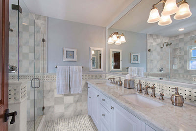 Carrara White (C) 12X12 Honed Floor or Wall Tile - Shop at Home Craft Studio - 14