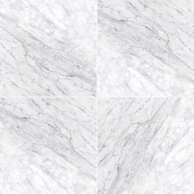 Carrara White (C) 12X12 Honed Floor or Wall Tile - Shop at Home Craft Studio - 1