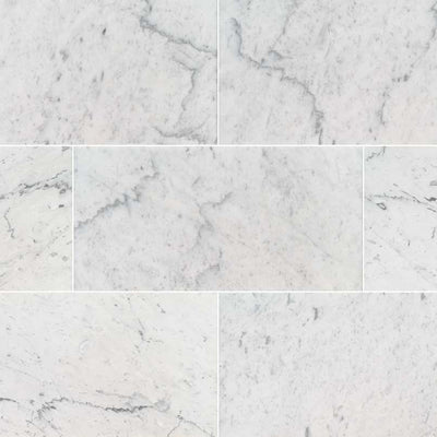 Carrara White (C) 12X12 Honed Floor or Wall Tile - Shop at Home Craft Studio - 28