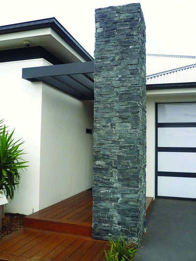 Coal Canyon Ledger Corner Stacked Stone Panels - Shop at Home Craft Studio - 7