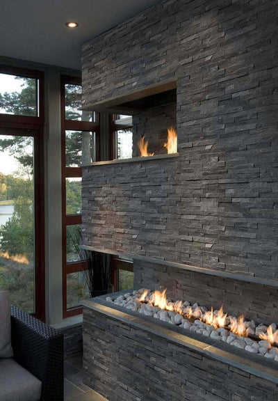 Coal Canyon Ledger Corner Stacked Stone Panels - Shop at Home Craft Studio - 8